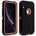 Cover Iphone Xr Protezione Rigida Multi-strato Bumper Antishock Nero / arancione - Foto miniatura 1