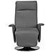 Poltrona Reclinabile In Pelle Sintetica Grigia Prime - Foto miniatura 15
