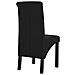 Sedie Da Pranzo 4 Pz Nere In Tessuto - Foto miniatura 6
