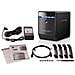 Qb-35u31r Array Di Dischi Tower Nero (Qb-35u31r Case Black - Qb-35u31r, 4x 3.5/2.5"" Sata, Raid, Usb 3.1, 12v 5a, 126x215x166 Mm)  - Foto miniatura 3