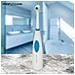 Ez 3054 Spazzolino Elettrico Rotante E Oscillante, A Prova Di Schizzi, Batteria Bianco /blu - Foto miniatura 6
