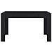 Tavolo da Pranzo Nero 140x74,5x76 cm in Legno Multistrato - Foto miniatura 3