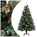 Albero Di Natale Con Pigne Verde 150 Cm In Pvc E Pe - Foto miniatura 1