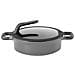 Tegame Con Coperchio 2 Manici 26 Cm Grigio - Gem - Foto miniatura 1