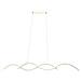 Lampadario Led A Sospensione 25 W Luce Bianca 6500k Lampada Twist Moderno A43bf - Foto miniatura 2