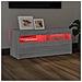 Mobile Porta TV con Luci LED Grigio Sonoma 90x35x40 cm - Foto miniatura 5