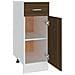 Mobile con Cassetto “Lyon” Rovere Marrone 30x46x81,5 - Foto miniatura 4