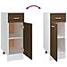 Mobile con Cassetto “Lyon” Rovere Marrone 30x46x81,5 - Foto miniatura 9