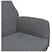 Poltrona Relax Grigio Scuro In Tessuto - Foto miniatura 8