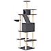 Albero Per Gatti Con Tiragraffi In Sisal Grigio Scuro 201 Cm - Foto miniatura 4
