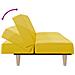 Divano Letto Giallo Chiaro In Tessuto - Foto miniatura 5