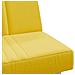 Divano Letto Giallo Chiaro In Tessuto - Foto miniatura 8