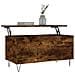 Tavolino Da Salotto Rovere Fumo 90x44,5x45 Cm Legno Multistrato - Foto miniatura 3