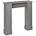 Cornice Per Caminetto Grigio 97 X 99 Cm Mandre - Foto miniatura 4