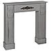 Cornice Per Caminetto Grigio 97 X 99 Cm Mandre - Foto miniatura 5