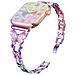 Cinturino Per Apple Watch 38/40/41mm In Acciaio Inossidabile Butterfly, Viola - Foto miniatura 2