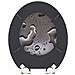 Tavoletta Wc Con Chiusura Ammortizzata Grey Steel - Foto miniatura 4