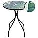 Tavolino Bistrot Cozzana 60 Cm 60 Cm Metallo Nero - Foto miniatura 9