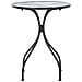 Tavolino Bistrot Cozzana 60 Cm 60 Cm Metallo Nero - Foto miniatura 10