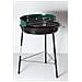 Barbecue Tondo A Carbonella Con Griglia Regolabile Braciere Ø35 Cm Modello Picnic - Foto miniatura 2