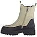 Beige Casual Closed Booties Stivaletti Pelle Scarpe Donna Beige Eu 39, 2-25497-29 436 - Foto miniatura 3