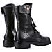 Nick Booties Stivaletti Pelle Scarpe Donna Nero Eu 37.5, 6-101943 0100 - Foto miniatura 3
