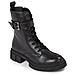 Cool Feminine Bikerboot Stivaletti Pelle Scarpe Donna Nero Eu 36, Fw0fw07322 Bds - Foto miniatura 1