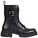 Cool Feminine Bikerboot Stivaletti Pelle Scarpe Donna Nero Eu 36, Fw0fw07322 Bds - Foto miniatura 2