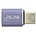 Adattatore USB4, USB-C maschio /femmina, alluminio, grigio - Foto miniatura 4