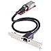 Scheda di Rete M. 2 2280 2.5GbE a 1 porta, velocità multi-Gigabit (2.5G / 1G / 100M / 10M), NIC NBASE-T (802.3bz), M. 2 B+M Key, Interfaccia Ethernet PCIe per PC SFF /Desktop - Foto miniatura 3