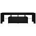Mobile Porta TV con LED Rovere Nero 140x36,5x40 cm Truciolato - Foto miniatura 6