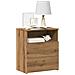 Comodino Rovere Artigianale 50x32x60 Cm In Legno Multistrato - Foto miniatura 1