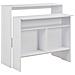 Lusso Casadino -  Tavolo Da Bar A 2 Livelli Bianco 130x40x120 - Foto miniatura 2