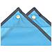 Poncho Antipioggia con Cappuccio Design 2 in 1 Blu 223x145 cm - Foto miniatura 6