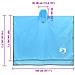 Poncho Antipioggia con Cappuccio Design 2 in 1 Blu 223x145 cm - Foto miniatura 9
