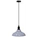 Lampada Sospensione Regolabile E27 Grigio Lucido Ø31 cm Metallo - Foto miniatura 1