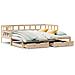 Divano Letto Estraibile con Cassetti senza Materasso 90x200 cm - Foto miniatura 1