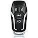 Guscio Chiave Auto A 4 Pulsanti - Ricambio Per Ford Mondeo/explorer/edge - Foto miniatura 1