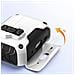 Custodia Protettiva Per Auricolari Bluetooth Compatibile Con Airpods Pro/pro 2 Con Chiusura Magnetica E Supporto Per Telefono White - Foto miniatura 2
