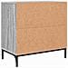 Comodino Grigio sonoma 63.5 x 36 x 61 cm Legno multistrato - Foto miniatura 8