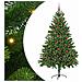 Albero di Natale con 300 LED con supporto Verde 210 cm PE - Foto miniatura 1