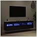 Mobiletti TV da Parete 2 pcs Rovere Nero 80 x 30 x 40 cm - Foto miniatura 5