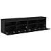 Mobiletti TV da Parete 2 pcs Rovere Nero 80 x 30 x 40 cm - Foto miniatura 7
