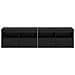 Mobiletti TV da Parete 2 pcs Rovere Nero 80 x 30 x 40 cm - Foto miniatura 8