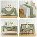 Runner Da Tavolo In Poliestere Con Tessuto Arricciato - 90cm X 300cm - Decorazione Per Feste E Matrimoni Green - Foto miniatura 5