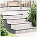 Dischi Quadrati 2 pcs Argento 90 x 30 cm Alluminio - Foto miniatura 2