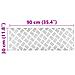 Dischi Quadrati 2 pcs Argento 90 x 30 cm Alluminio - Foto miniatura 8