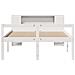 Letto Libreria senza Materasso Bianco 120x190 cm Legno di Pino - Foto miniatura 4