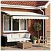 Tenda retrattile manuale con LED Crema 3,5 x 2,5 m - Foto miniatura 2