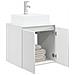 Mobile Lavabo da Parete Bianco 49,5 x 41 x 62,5 cm - Foto miniatura 2